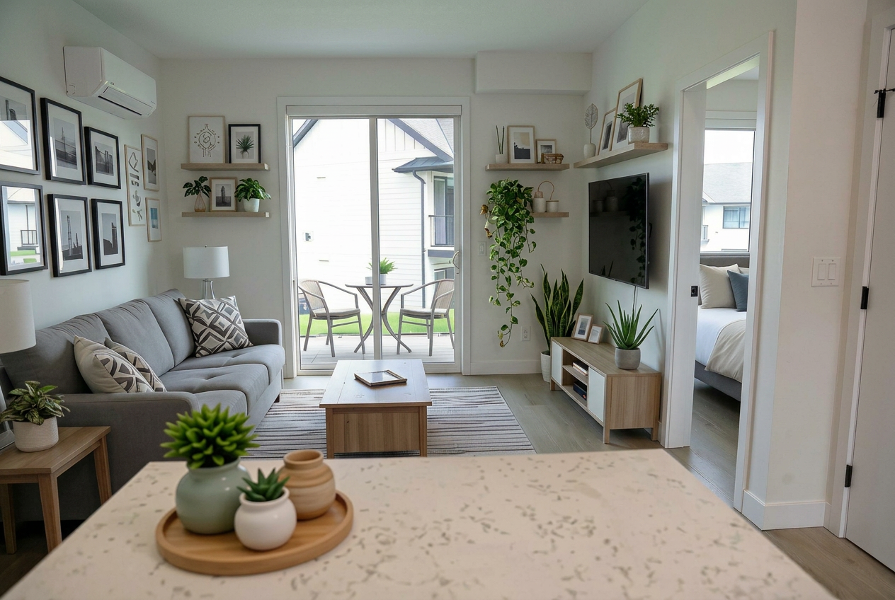 PR 1 Bedroom LR